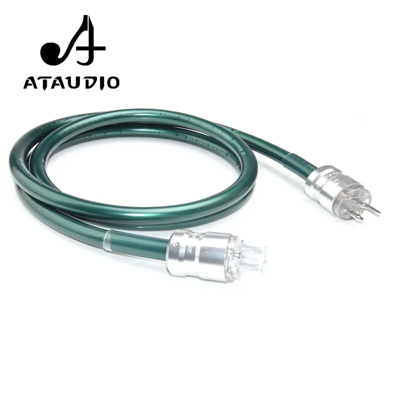 Кабель питания ATAUDIO Hifi OCC с американской вилкой высокопроизводительный шнур для