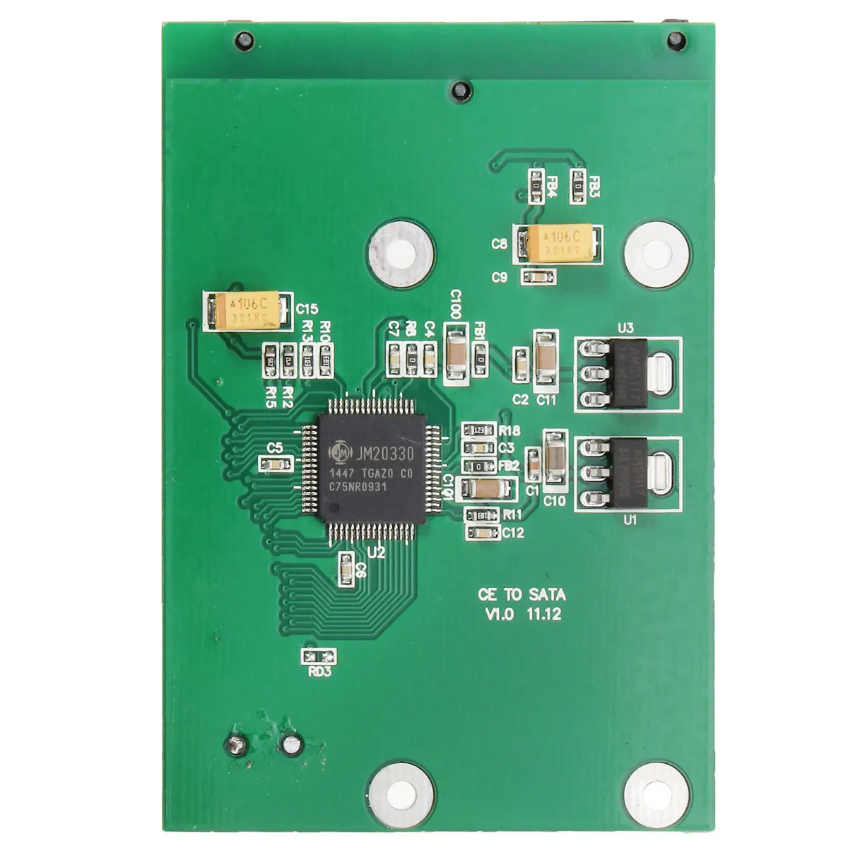 Жесткий диск для жесткого диска ZIF CE 40-контактный SATA 22-контактный SSD адаптер конвертер карты(маленькая тарелка) 74x51 мм 1," для ноутбука Toshiba/Hitachi