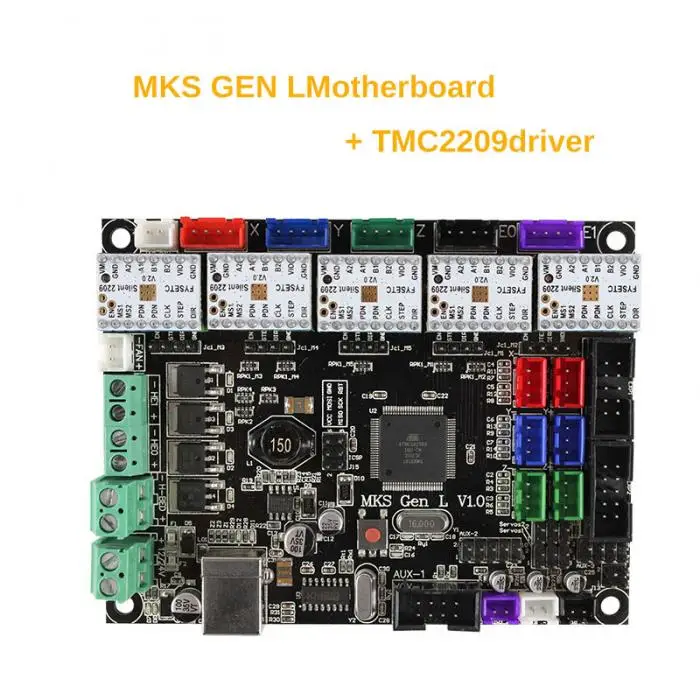 Плата 3D-принтера MKS Gen L V1.0 контроллер с 5 шт. TMC2209V2.0 для Ramps1.4/Mega2560 R3 ND998