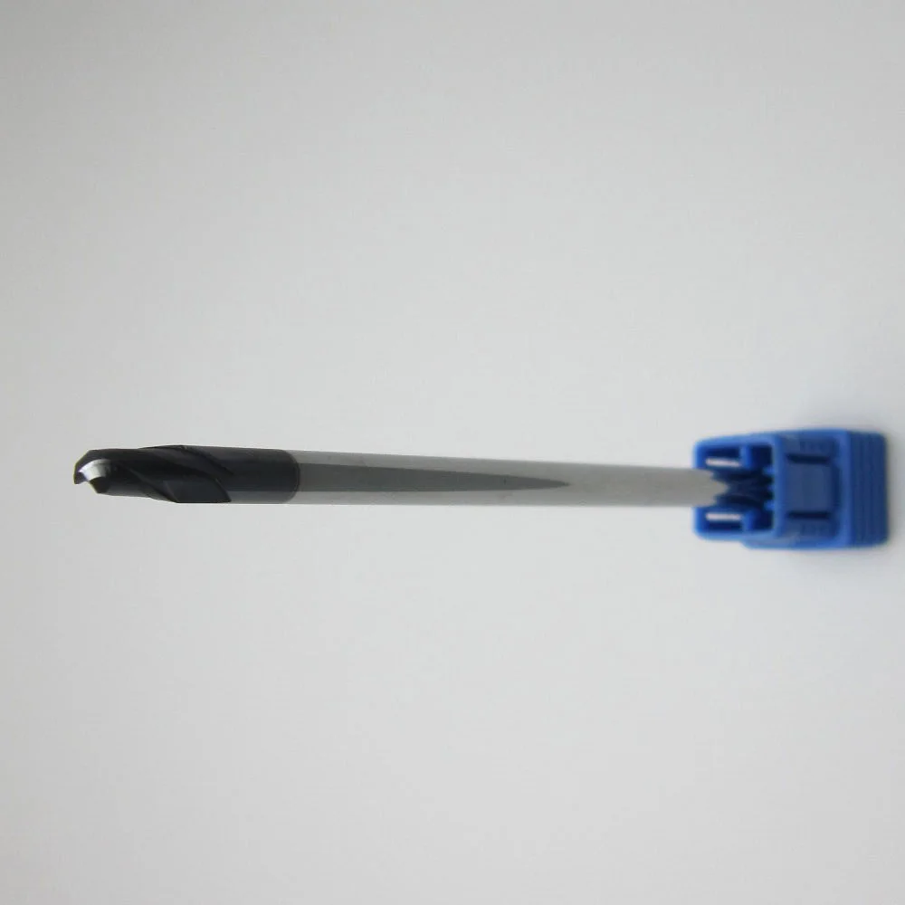 1pcs 2 Flutes End Mill HRC45 CNC Shank 100MM Radius Tungsten Carbide Ball Nose Tool Milling Durable Useful New