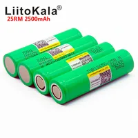 LiitoKala oryginalny nowy marka 18650 2500mAh akumulator 3.6V INR18650 25R M 20A rozładowania hot 6