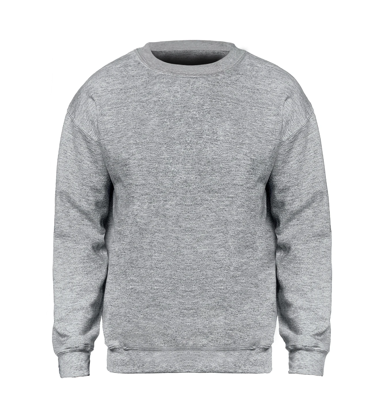 Warna Solid Sweatshirt Pria Hoodie 