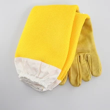 2 шт. анти пчелиные перчатки желтые перчатки из овчины длинные сетчатые дышащие полые Пчёлы, специальные продукты