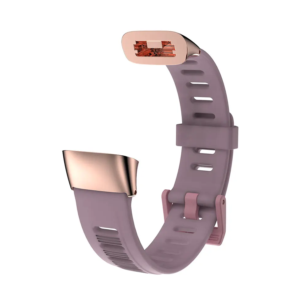 Mijobs силиконовый ремешок для Xiaomi Huami Amazfit Cor 2 смарт-браслет на запястье для Amazfit Cor 2 умный Браслет - Цвет: Lotus Pink
