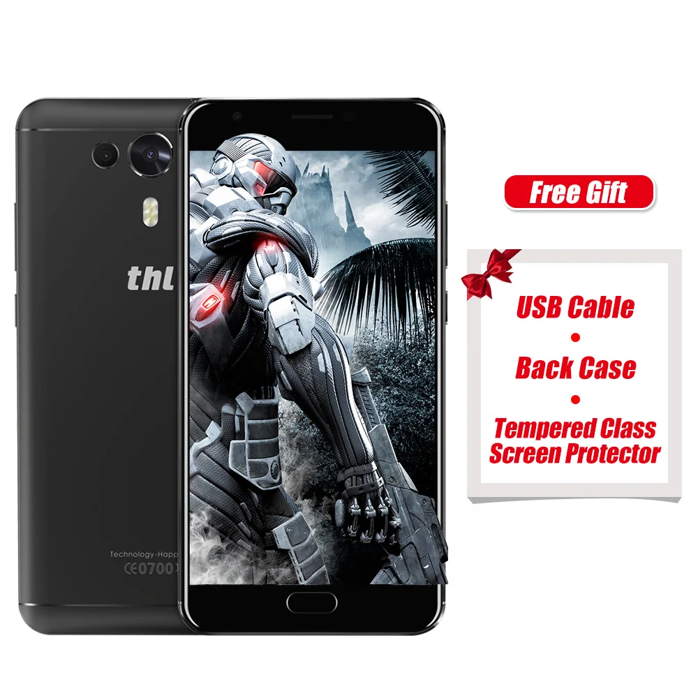 On Sale! THL Knight 1 5.5 Inch HD Screen 4G Smartphones MTK6750T Octa core Android 7.0 3GB RAM 32GB ROM 3100mAh In Stock Phone