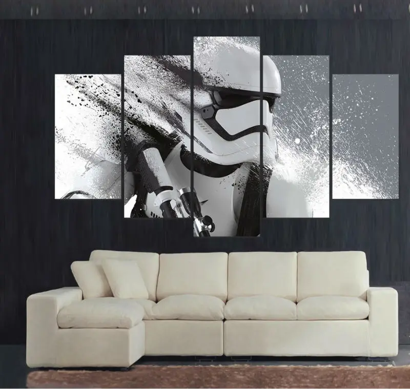 star wars 5 panel canvas