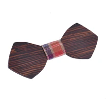 HISUMA ручной работы дизайн Для мужчин резной деревянный лук галстук-бабочка Деревянный Бабочка классическое, ретро, винтажное Свадебный галстук вечерние галстуки