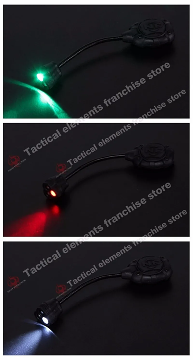 Night Evolution Airsoft Принстон Tec MPLS3 освещение Системы тактический зеленый красный, Белый светодиодный инфракрасный шлем фонарик для езды на велосипеде
