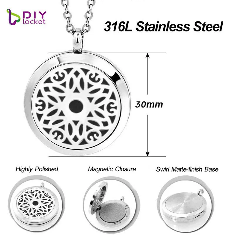 aromatherapy locket necklace LSAR102-1 (5)