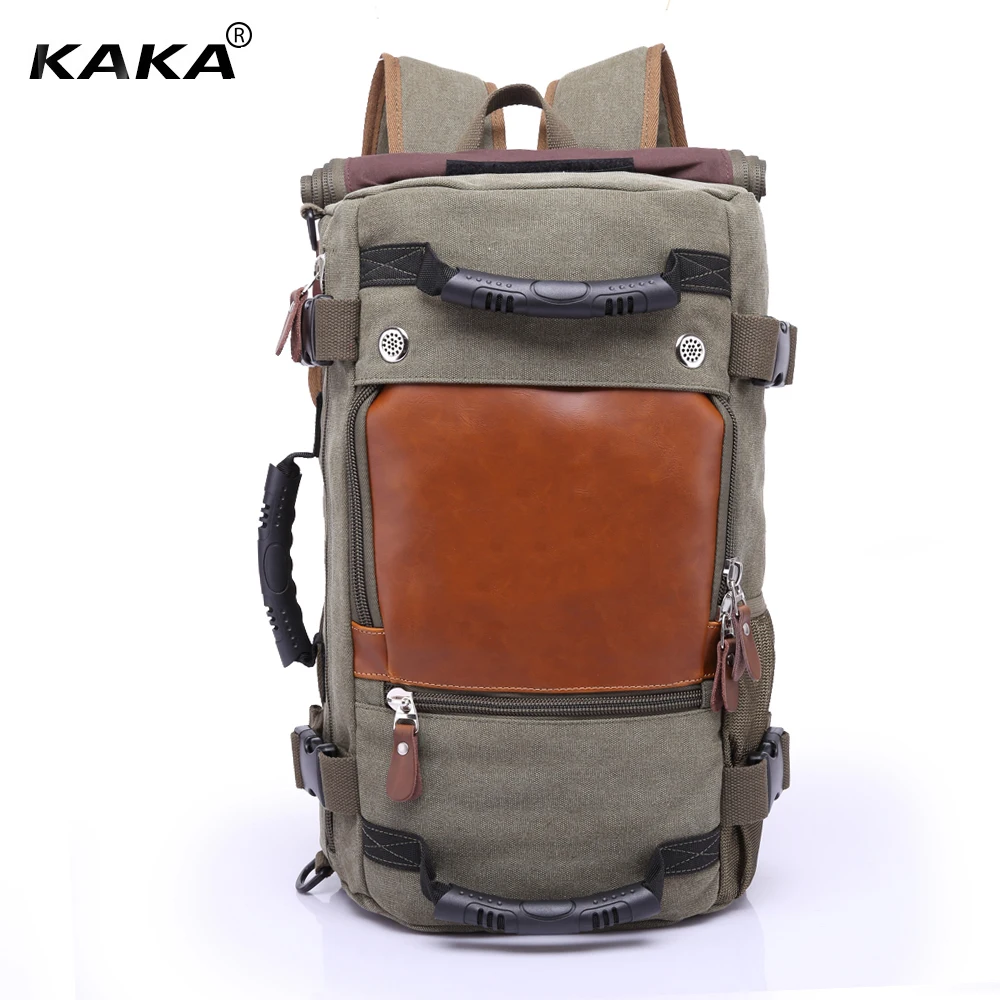 

KAKA Brand Desinger Men Travel Backpacks Male Luggage Shoulder Bag Laptop Vintage backpack Functional Versatile Black Tote Bags