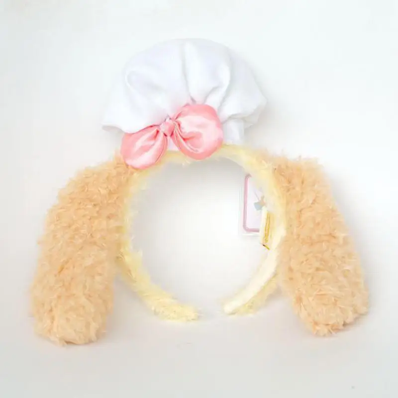 

Japan Anime Duffy Bear Friend Cookie Chef Dog Plush Toy Soft Hair Hoop Headband Stuffed Animals Doll For Girls Children Gifts