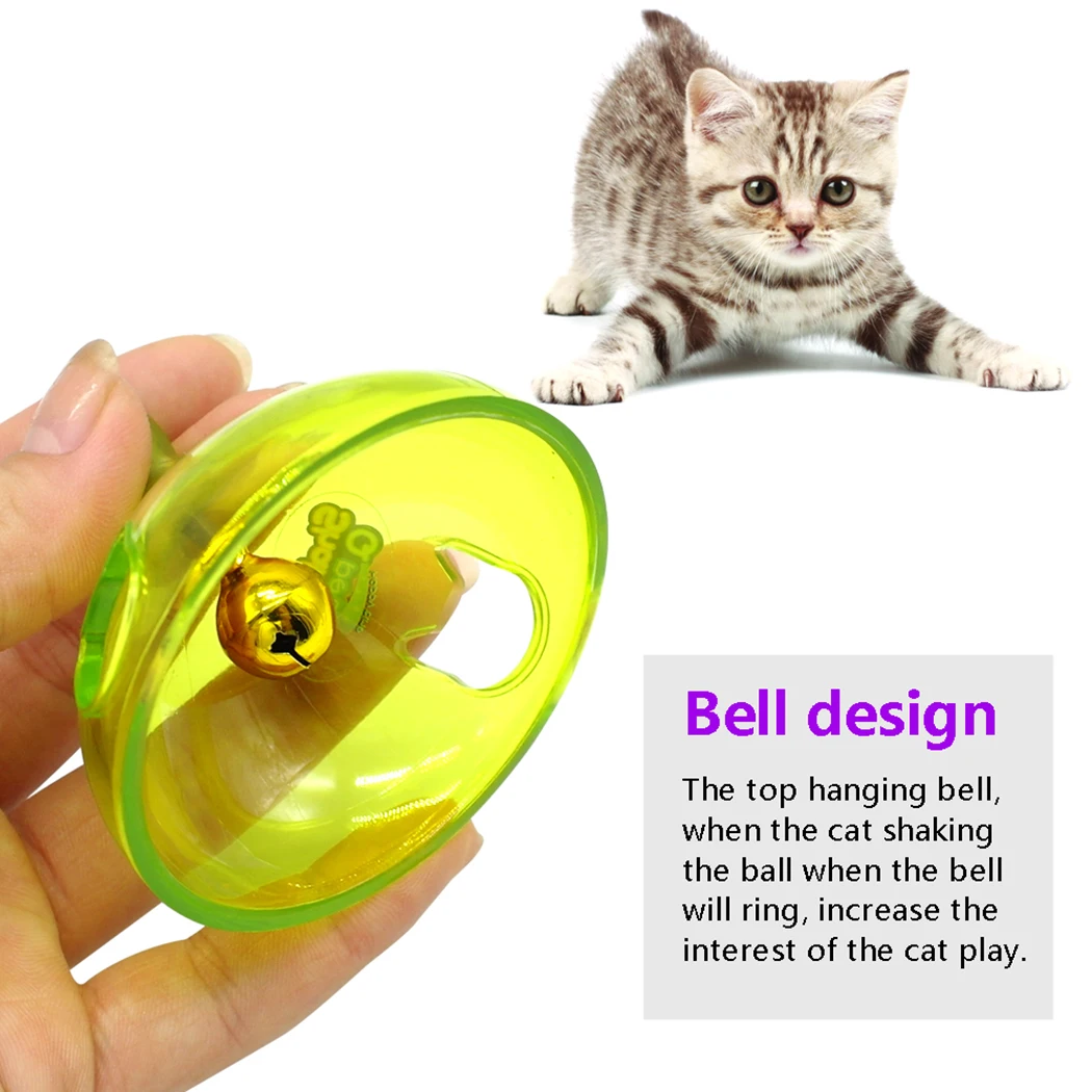 Interactive Cat IQ Treat Ball Toy Smarter Pet Toys Food Ball Food