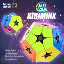 MoYu Cubing класс Meilong 2x2 KIBIMINX Stickerless волшебный куб 12 Сторон Додекаэдр 2x2x2 профессиональные развивающие игрушки