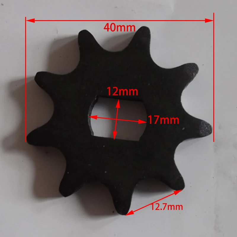 

9 Teeth Sprocket Pinion Gear fit 420 Chain Unite Motor 1418ZXF 1020Z 1020ZXF Electric Scooter