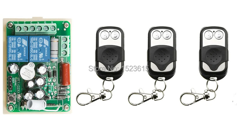 

NEW AC220V 2CH 10A Radio Controller RF Wireless Push Remote Control Switch 315 MHZ 433 MHZ teleswitch 3 Transmitter +1 Receiver