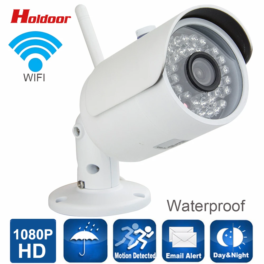 

Lens 2.8mm 1080p wifi ip camera security P2P Onvif wireless IP network outdoor waterproof ip66 infrared LED IR Cut night vision