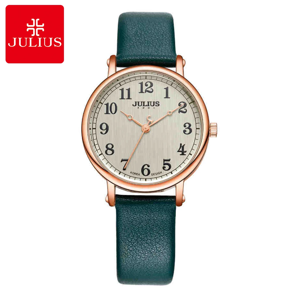 

Best Girl Leather Strap Round Japan Quartz Watch Students School Time Hour Fashion Luxury Quality Women's Watches Clock Gift New