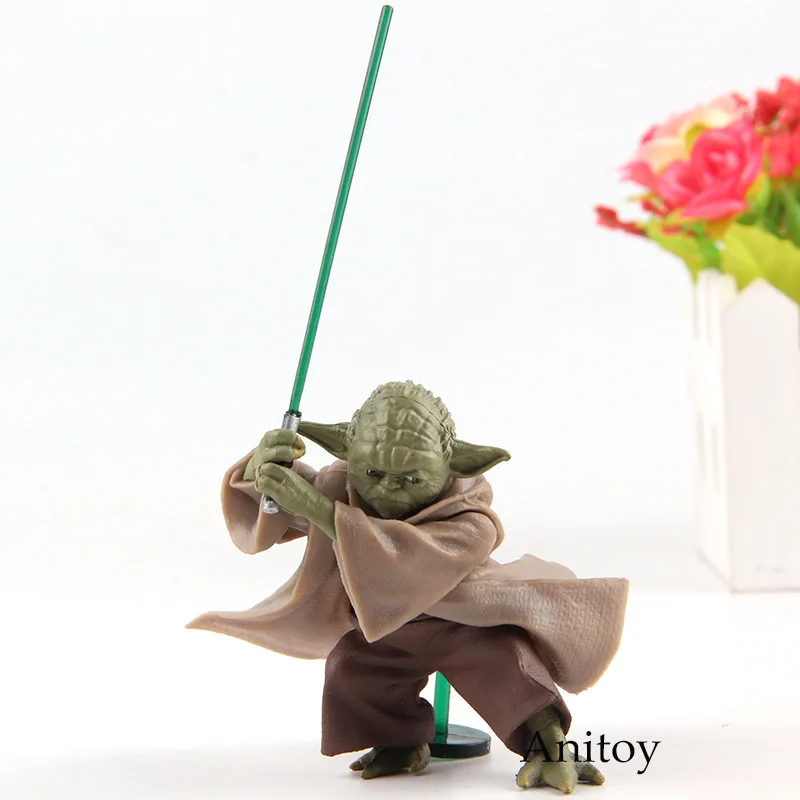 

Star Wars Yoda Jedi Knight Master PVC Actions Figure Collection Model Toy Doll Figurine 6cm