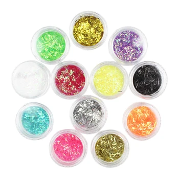 

1 Set Hologram Laser Rainbow Color Strips Chunky Glitters Dust Powder Nails Art Sequins Shiny Flakes Body Face Party Decorations