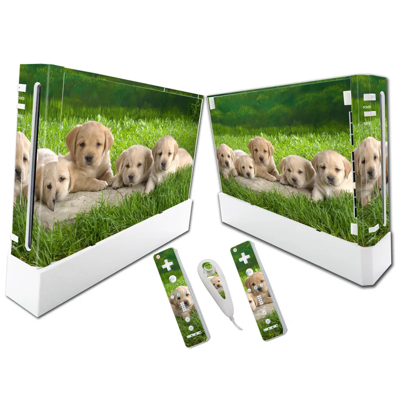 

Free Drop Shipping PVC Skins For Wii Comsole Controller Sticker For Nintendo Custom accepted