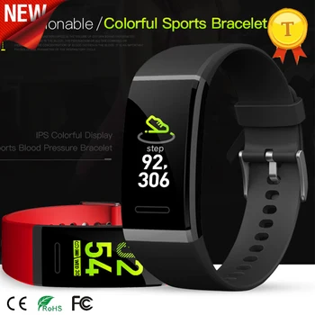 

Toptronics New Smart Wristband Heart Rate Blood Pressure SmartBand Bracelet Pedometer Sport Fitness Tracker For Android IOS