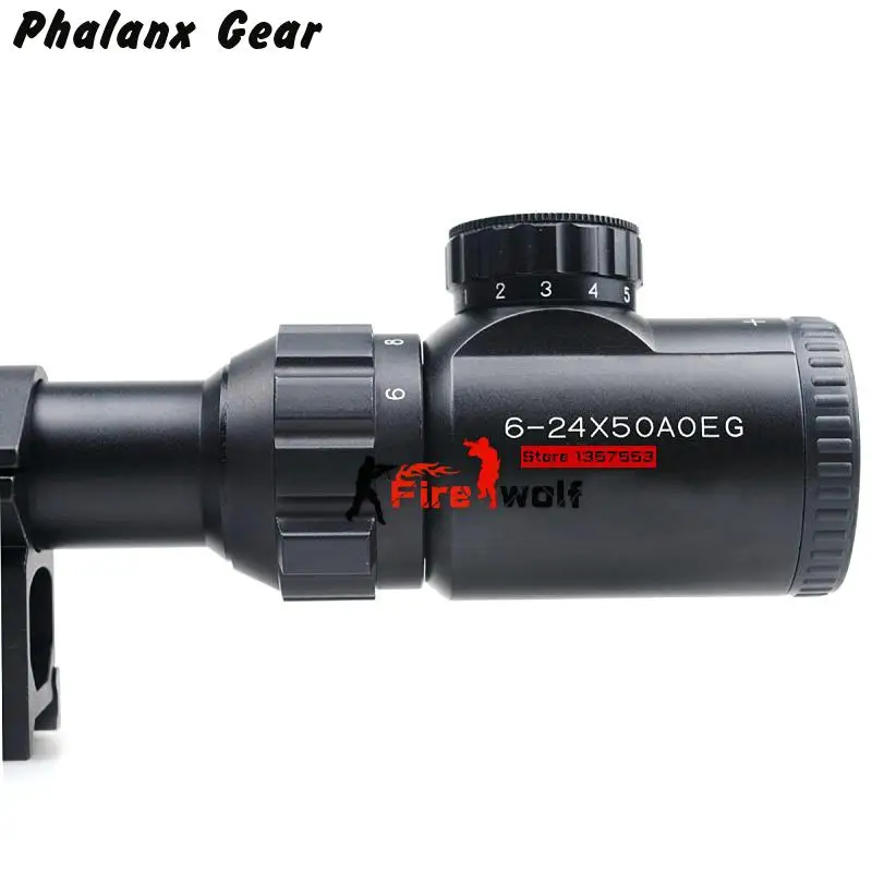 6 24x50 Aoe Riflescope R & g сетка винтовка Снайпер охотничий диапазон аксессуары|Оптические