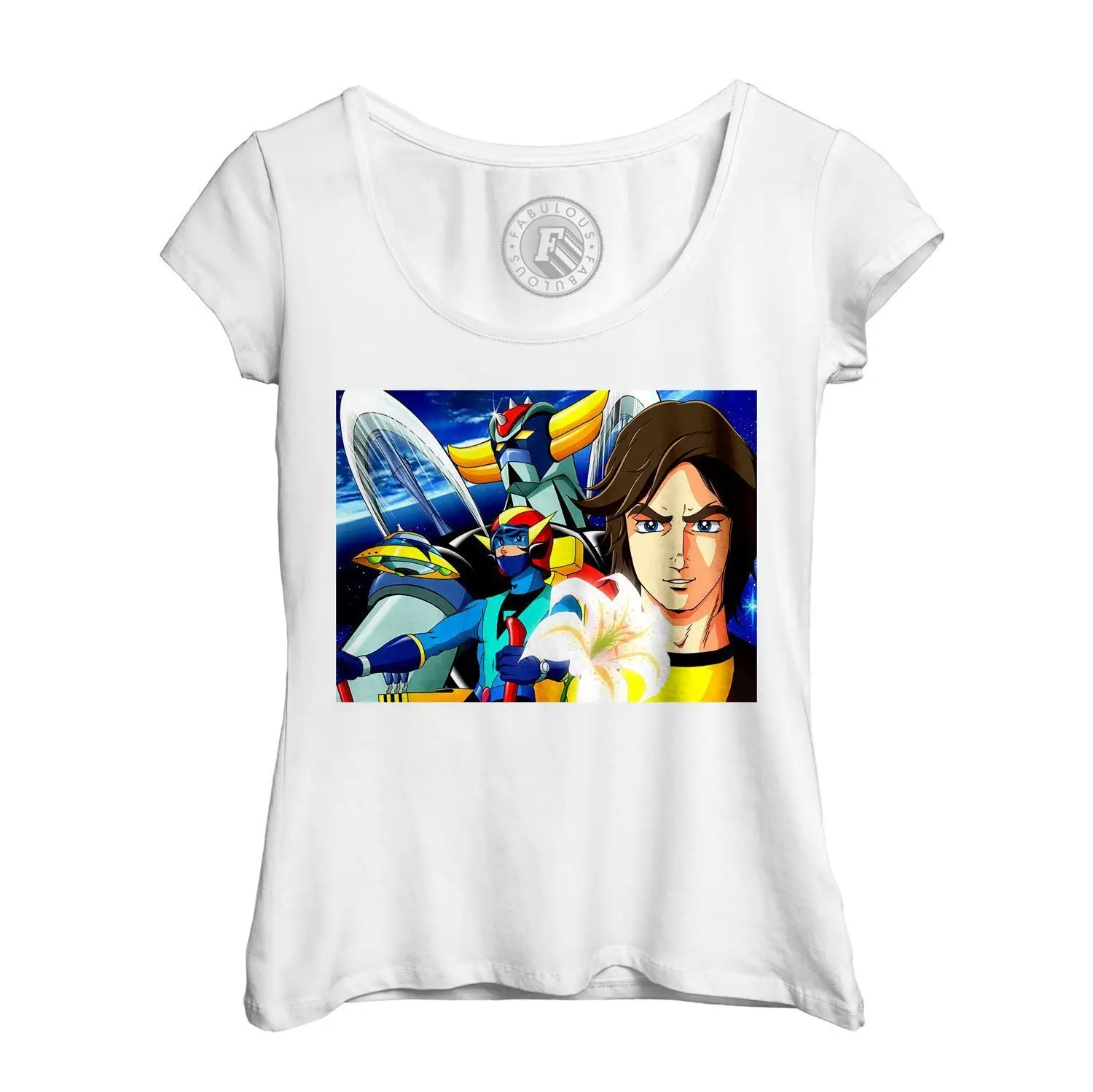 Футболка Femme goldorak grendizer actarus alcor manga mecha аниме классная Повседневная футболка для