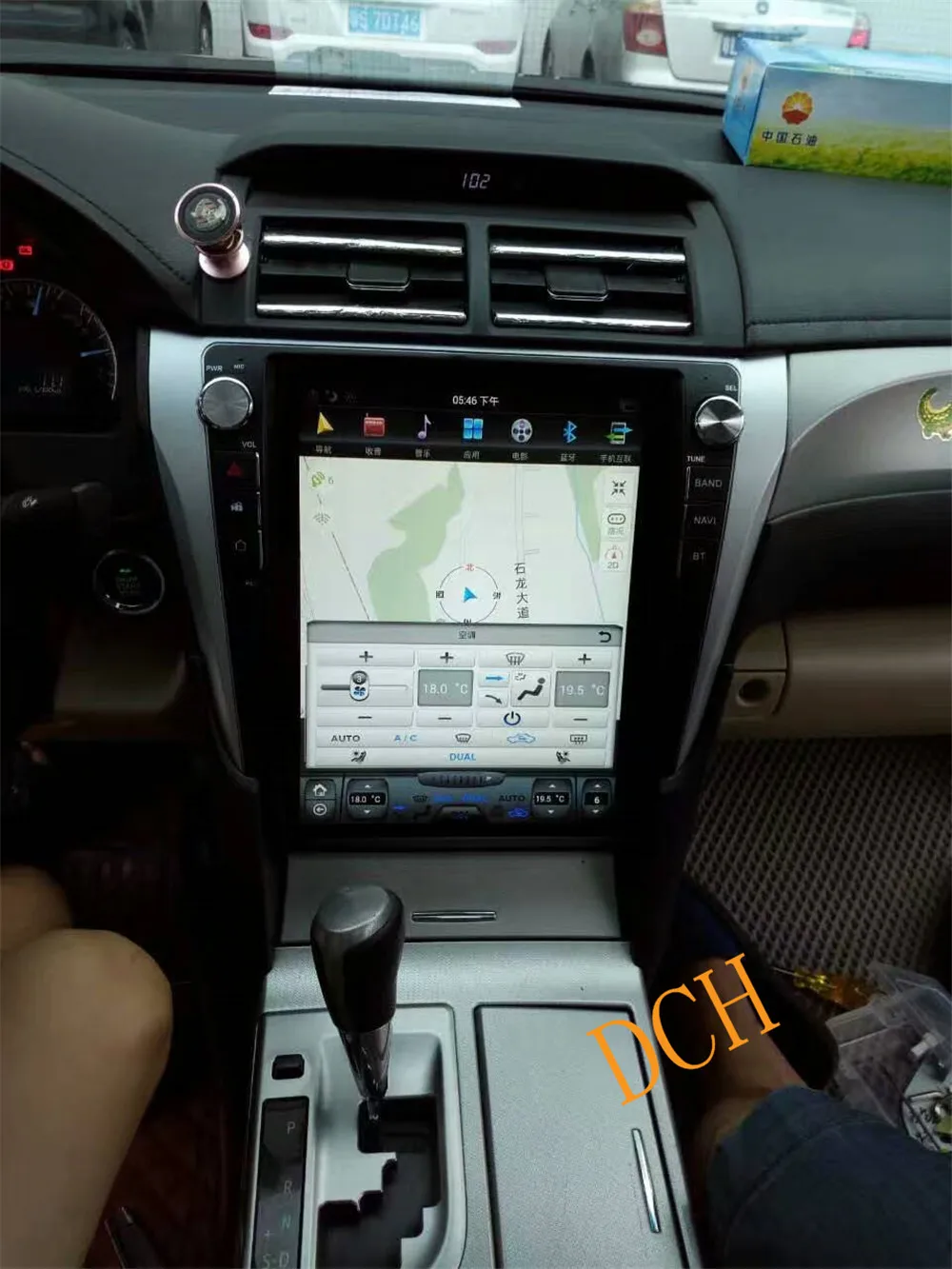 Perfect 12.1‘’  Vertical tesla style Android 8.1 Car DVD player GPS Navigation Radio for Toyota Camry 2012-2017 4G RAM PX6  6 CORES 3