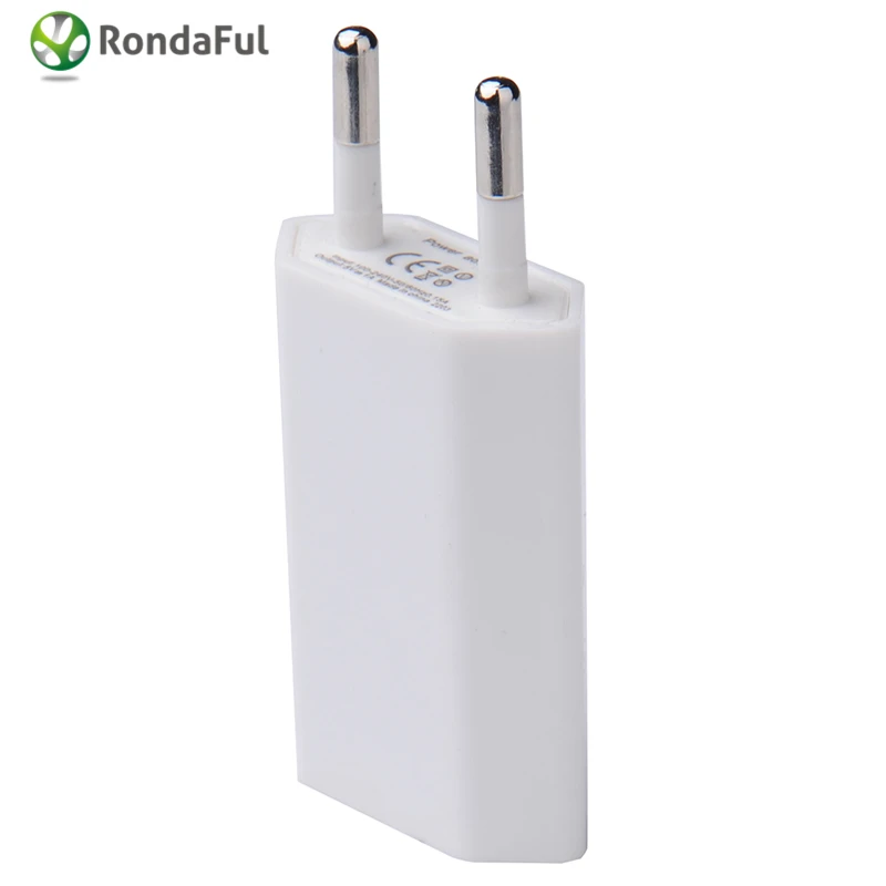 

10pcs/lot White Travel Wall Charger Adapter for Iphone Samsung Smartphone Portable EU Plug Phone Charger Holder for GPS Tablet