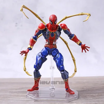 

Revoltech Series Iron Spider Spiderman PVC Action Figure Super Hero Movable Model Toy Collection