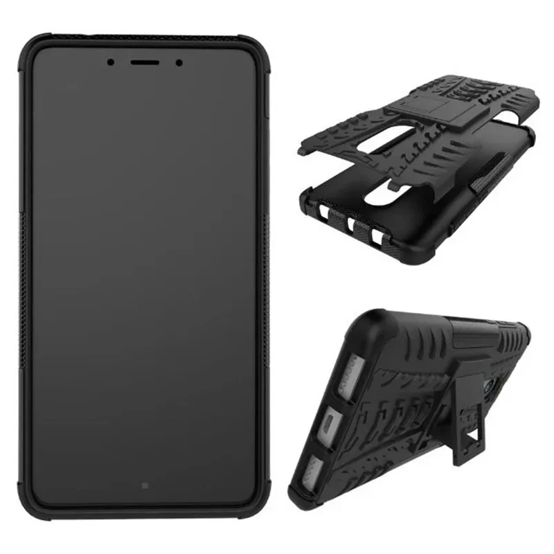 

For Xiaomi Redmi Note 4X Case Hybrid TPU + PC Armor Hard Silicone With Stand Back Cover For Xiaomi Redmi Note 4X 5.5inch