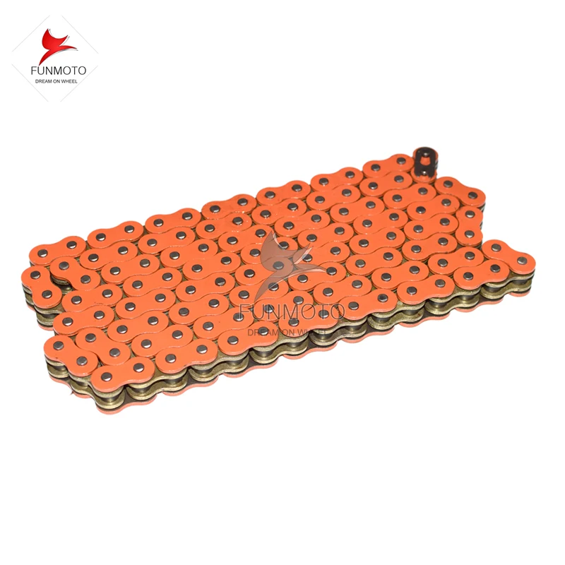 520 O Ring Seal Chain 120 Link KTM Offroad Motorcycle Pit Dirt Bike Motocross Enduro Supermoto Racing ATV Quad Orange 520 O Ring Seal Chain 120 Link KTM Offroad Motorcycle Pit Dirt Bike Motocross Enduro Supermoto Racing ATV Quad Orange