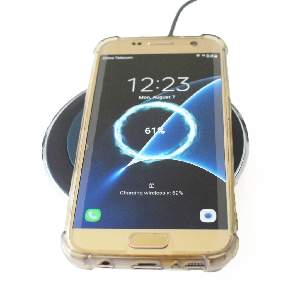 eAmpang Qi быстро Беспроводной Зарядное устройство для samsung Galaxy Note 8 5 S6 S7 край S8 плюс Беспроводной Зарядное устройство для iPhone X 8/8 Plus