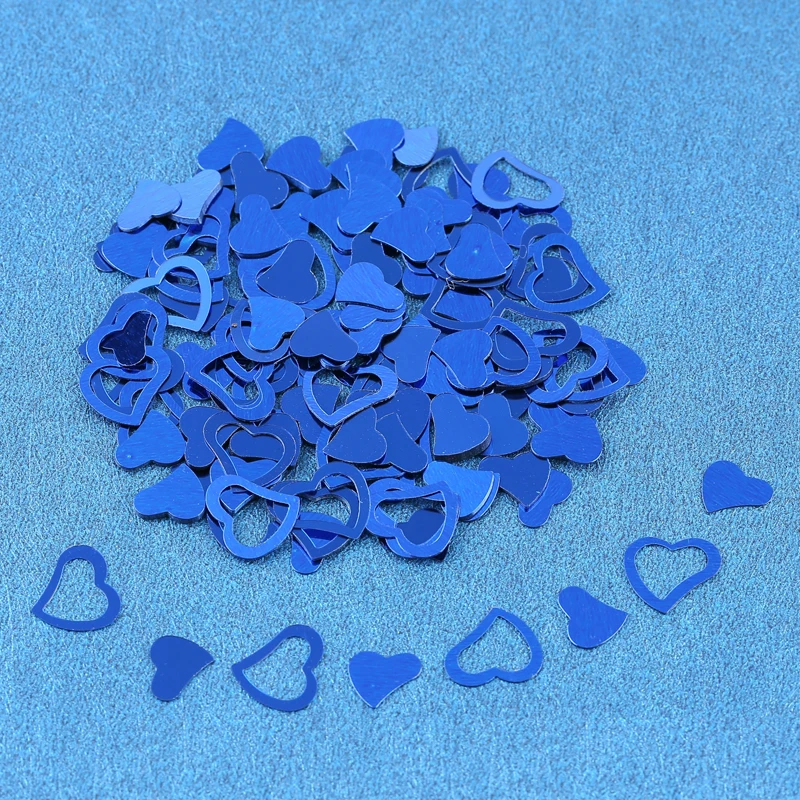 

900pcs/lot Blue Love Heart Wedding Confetti Table Decoration Party Sprinkle Decor Mariage Home Decor Party Birthday Decoration