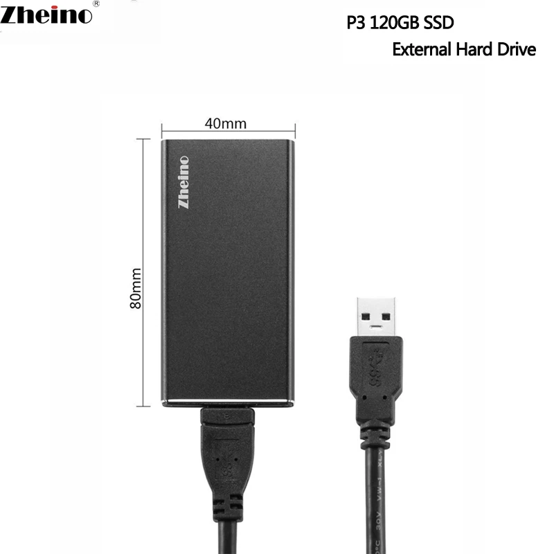 Zheino SSD P1 120 ГБ 240 2 5 SATA3 и mSATA Q3 одноцветное жестких дисков с USB 3 0 HDD case|Внешние SSD| |