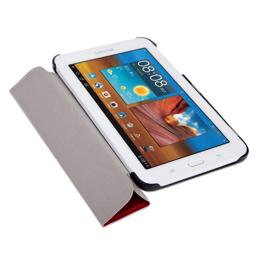 Ультратонкий легкий Магнитный чехол подставка из искусственной кожи для Samsung Tab3