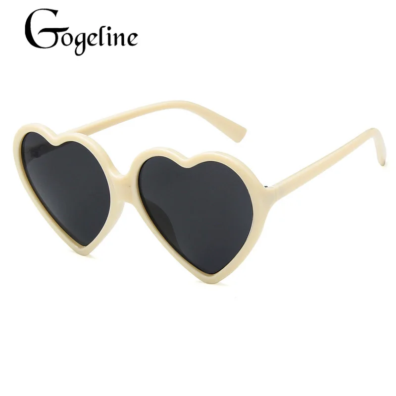 New Love Heart Sunglasses Women 2021 Fashion cute sexy retro Cat Eye Vintage cheap Sun Glasses red purple tea UV400 Lens female oversized sunglasses Sunglasses