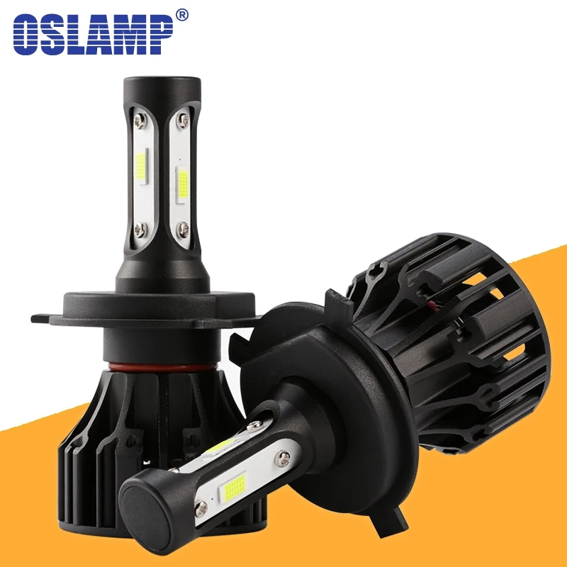 Oslamp T5 светодиодный H4 H7 H11 H1 H3 9005 9006 головной светильник лампы 8000lm 72 Вт 6500K