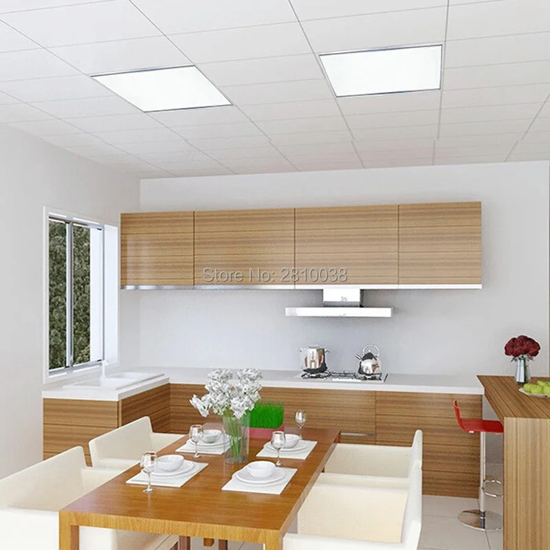 Painel de Luz Cri80 e Diodo Emissor de Luz do Painel Painel de Teto para o Escritório 6 Pçs e lote Levou 60x60 de Teto para o Escritório Home Hotel Lâmpadas 5 Luzes do painel de LED