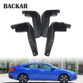 

Backar 1Set/4Pcs Car Front Rear Mudguards For Honda Civic 2016 2017 All New 4-Door Sedan Accessories Splash Guard Fenders
