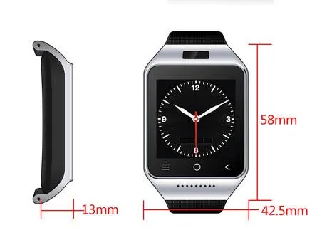 Оригинальные ZGPAX S8 часы телефон ремень для ZGPAX S8 Смарт-часы для смартфона, чехол для телефона MTK6572 Dual Core 1,5 Inch