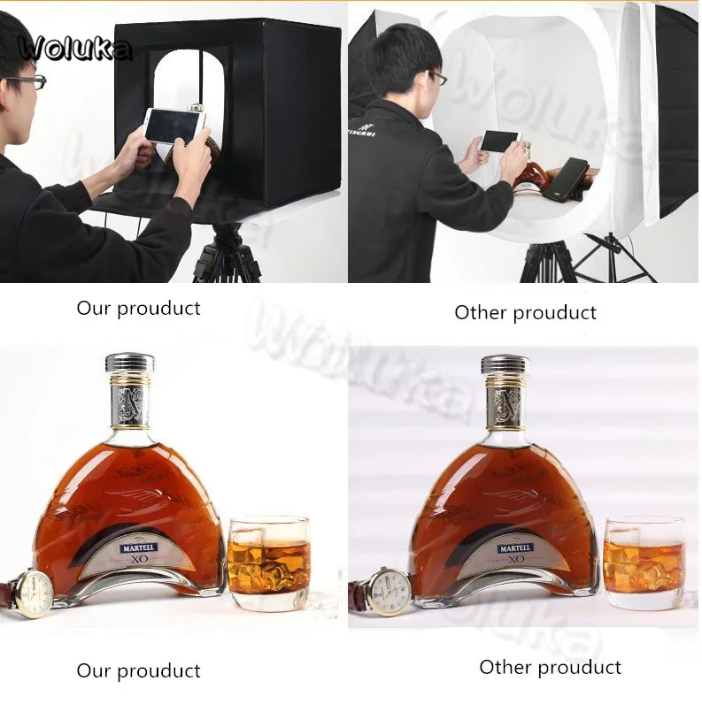 Мини 35 Вт LED фото фотостудии fotografia Портативный комплект фотостудия светильник
