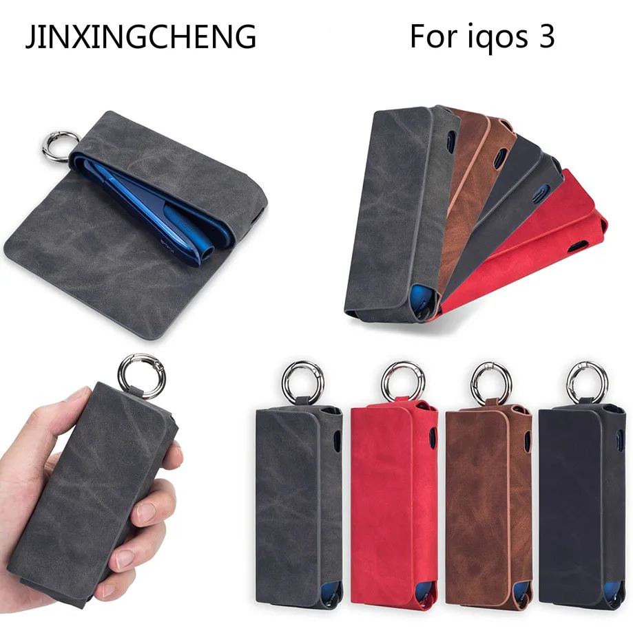 JINXINGCHENG 5 шт. в партии кожаный чехол для iqos 3,0 Кошелек защитный чехол для переноски сумка аксессуары