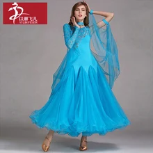 Handmade Dance Dress/Standard Ballroom Competition Dress Modern Waltz Tango Standard Ballroom Dancing Clothes Competition