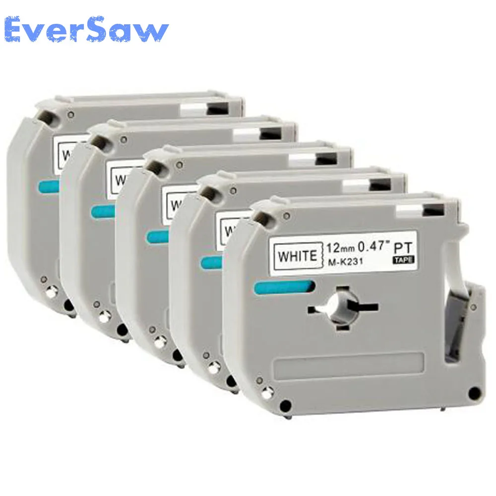 5PK Высокое качество совместимый brother M лента MK631 MK 631 K631 черный на желтый для PT 65 70