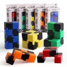 Оригинальная коробка, кубик бесконечности, игрушки, волшебный кубик на палец, кубики, складные, тревога, снятие стресса, развивающие игрушки для детей 3 лет