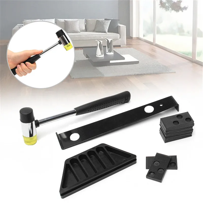 

DIY Home Laminate Installation Kit Set Wood Flooring Top Quality Wooden Floor Fitting Tool with Mallet Spacers For Hand Tool Set