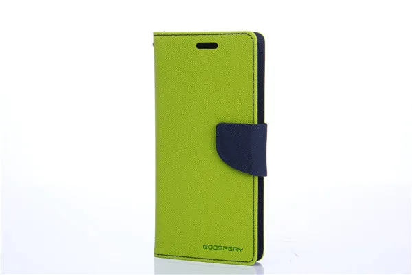 Модный чехол-книжка MERCURY GOOSPERY для samsung Galaxy S8 S9 S10 Plus - Цвет: Green Blue