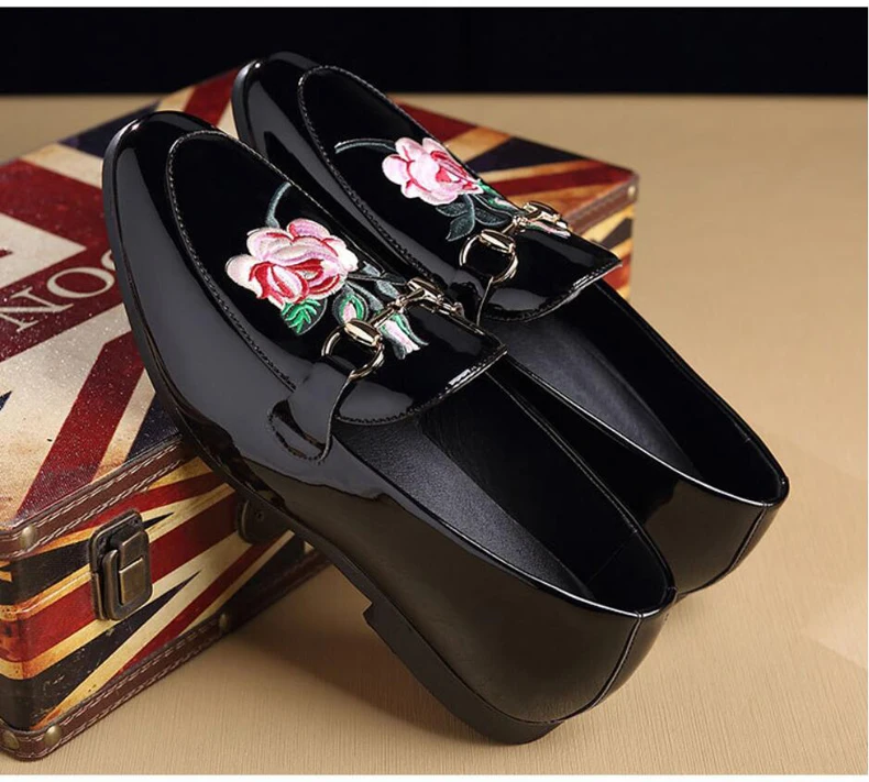 Men's Casual Shoes Loafers Men Leather Shoes Slip On Loafers Mens Moccasins Black Pu Leather Mens Shoe Casual Plus Size 46 47 48 (4)