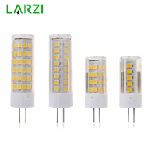 LARZI G4 Светодиодный светильник переменного тока 220 в мини-лампада светодиодный светильник G4 2835SMD 3 Вт 4 Вт 5 Вт 7 Вт лампы заменить 20 Вт 30 Вт 40 Вт 50 Вт галогенный G4 прожектор